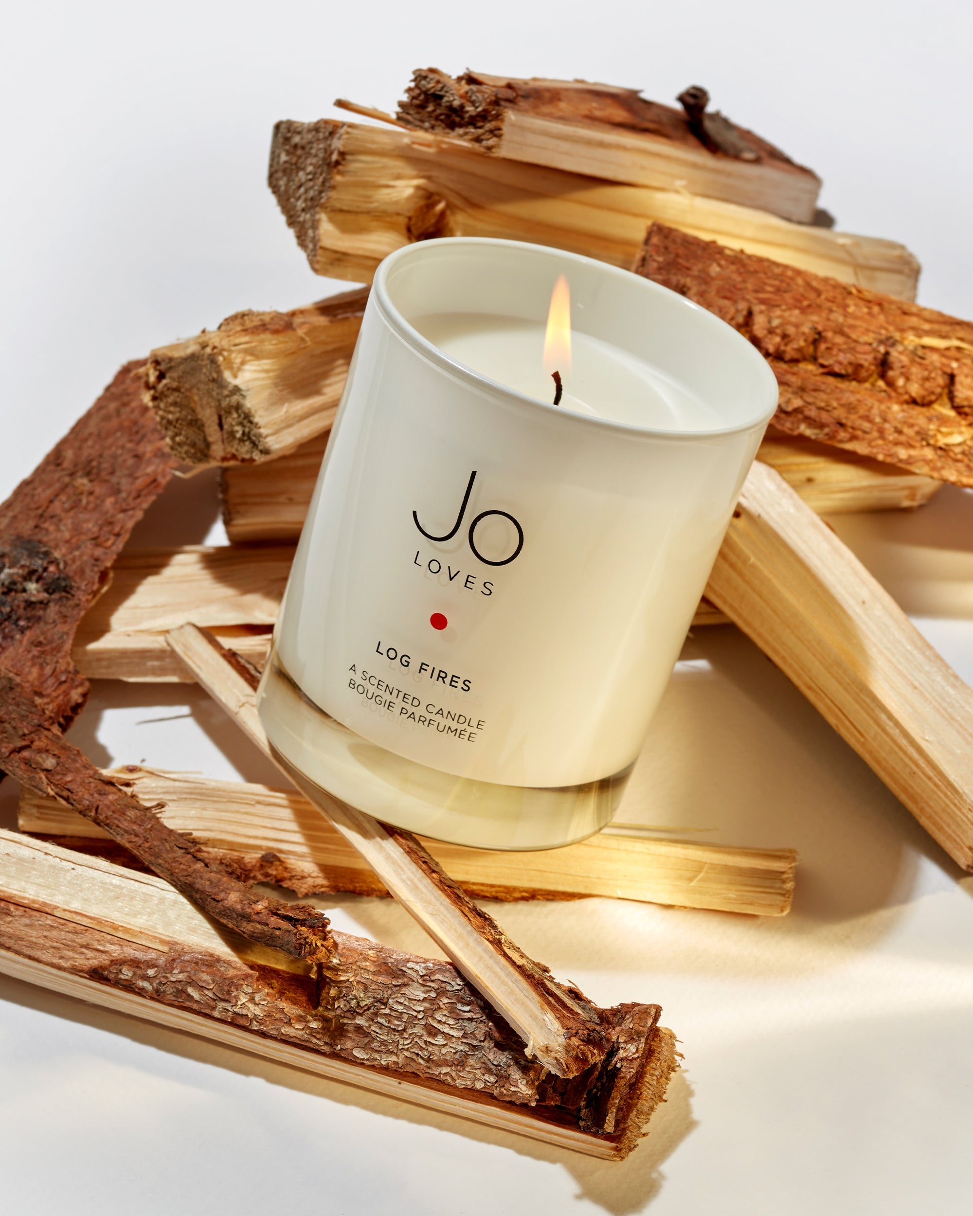 Log Fires A Home Candle 185g