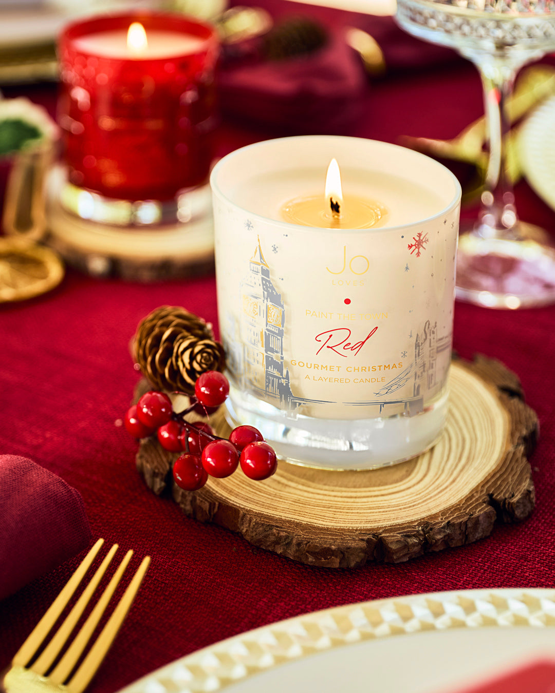 Gourmet Christmas A Layered Candle (250g)