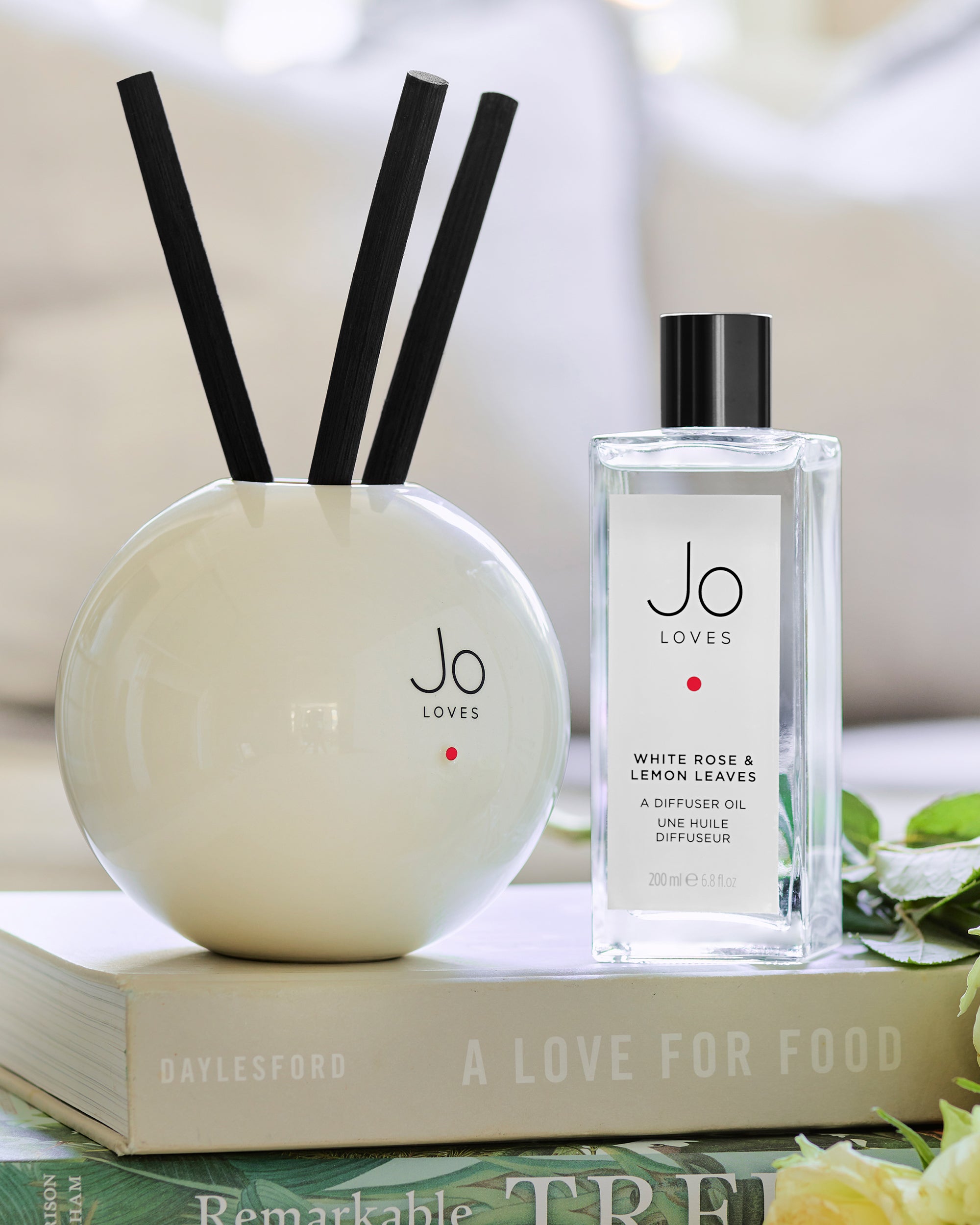 White Rose & Lemon Leaves – Jo Loves US